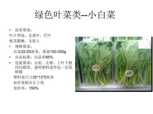 蔬菜包装规范.ppt