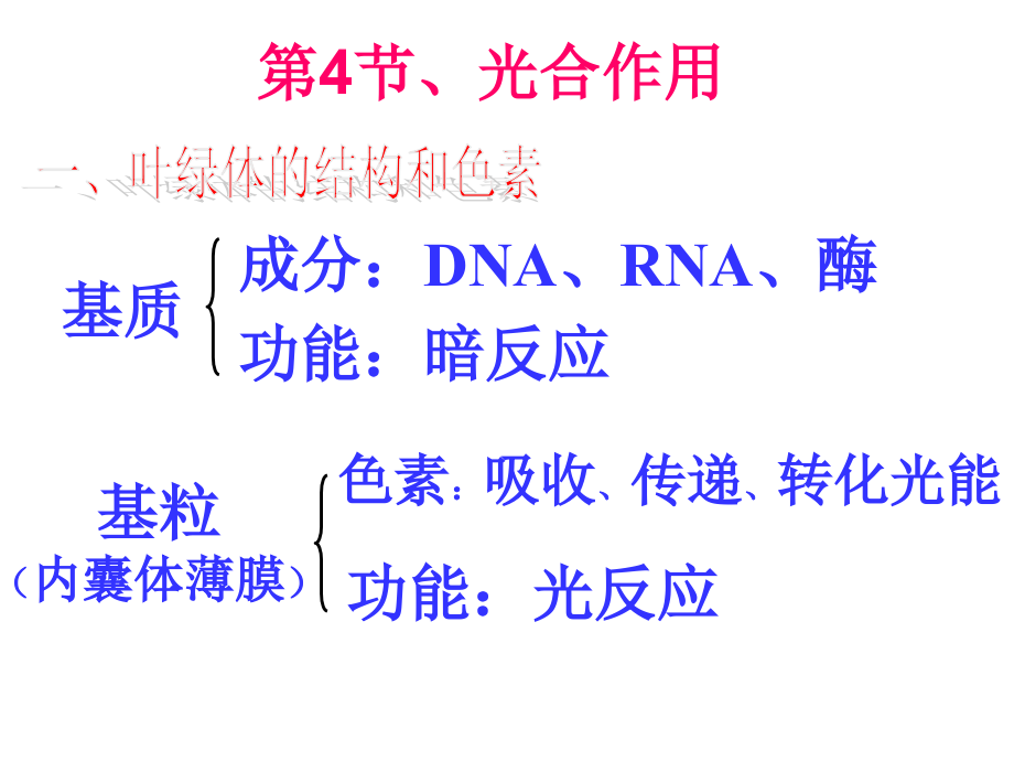 一轮复习必修一5-4光合作用.ppt_第1页
