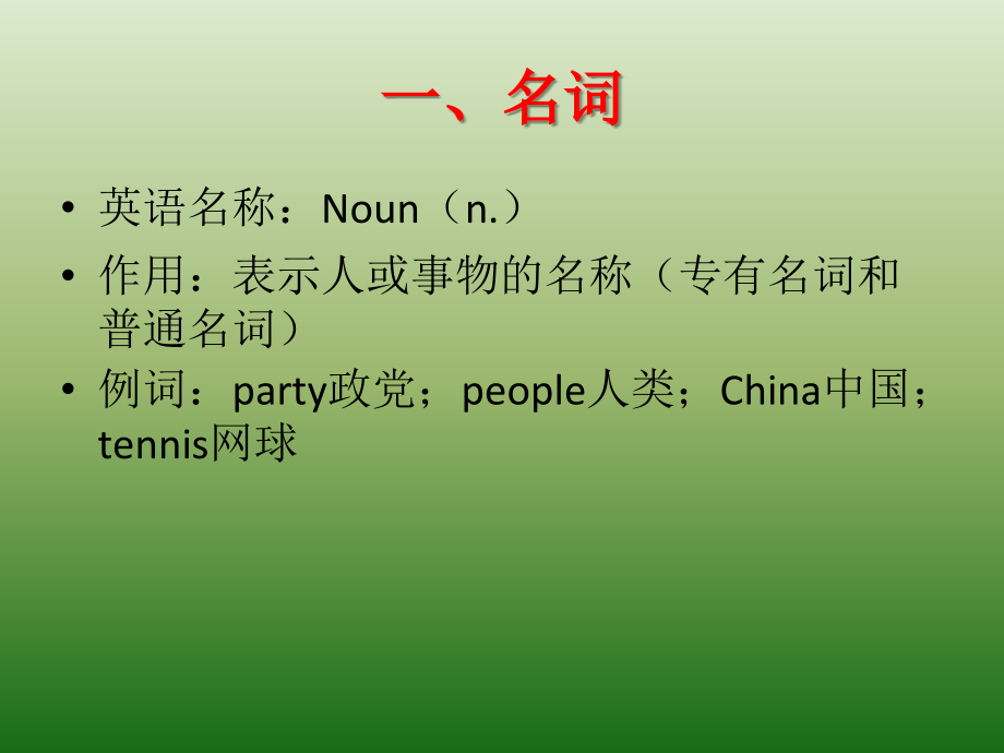 英语词性的分类--初一上补习.pptx_第2页
