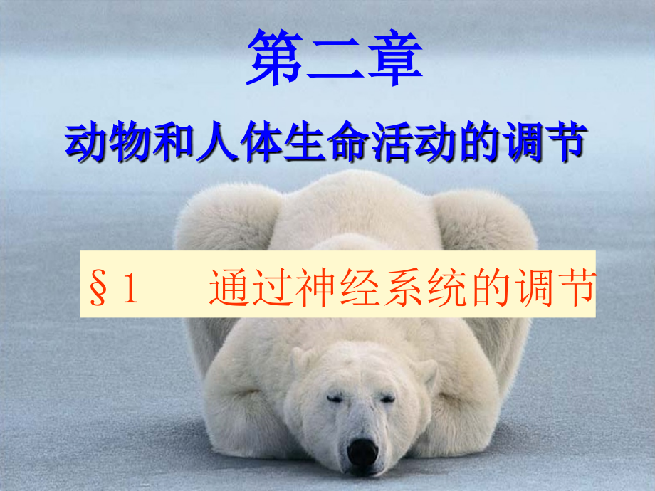 第一节-通过神经系统的调节.ppt_第1页