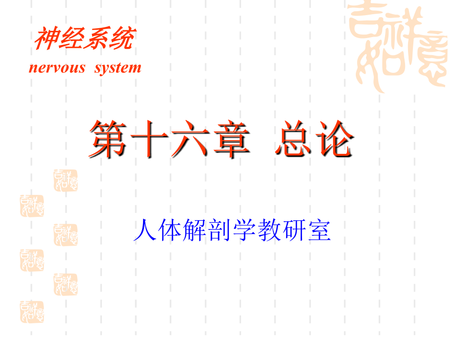 神经系统总论、脊神经概述、颈丛、臂丛.ppt_第2页
