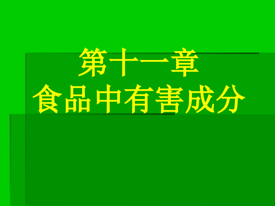 第十一章--食品中的有害成分.ppt_第1页