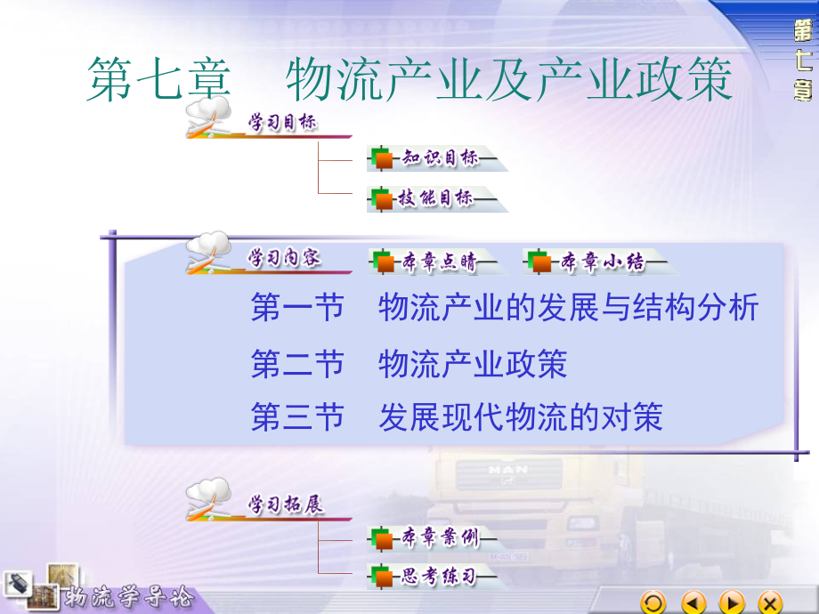 第七章-物流产业及产业政策-物流学导论-教学.ppt_第1页