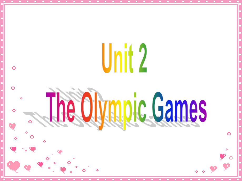 届高考英语第一轮课本复习必修二UnitTheOlympicGames人教新课标.ppt_第1页