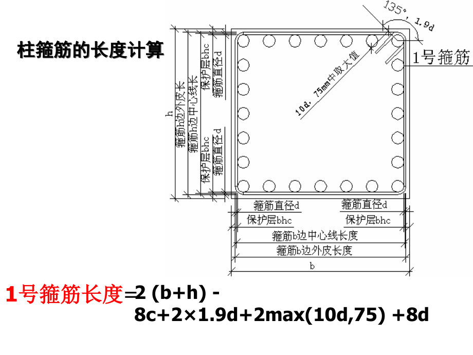柱箍筋长度以及根数计算公式.ppt_第1页