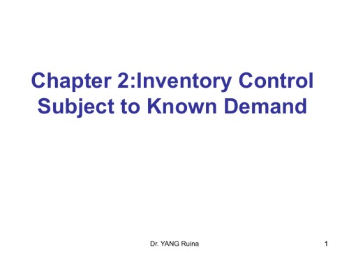 供应链管理(英文)Chapter2-Inventory-Management.ppt