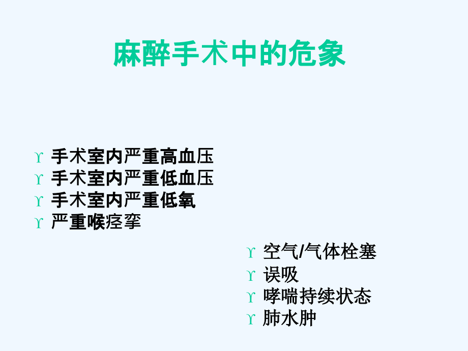 麻醉中危象与处理.ppt_第2页