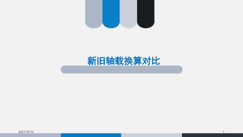 公路沥青路面设计规范--JTG-D50新旧规范轴载换算.ppt