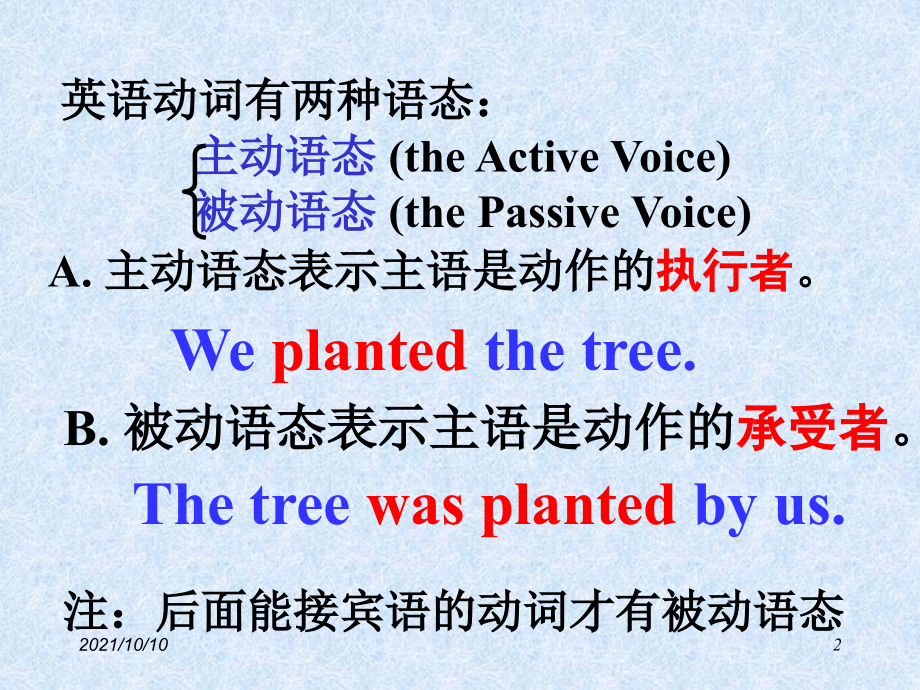 初中被动语态讲解..ppt_第2页