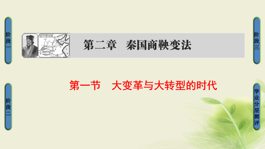 高中历史第二章秦国商鞅变法1大变革与大转型的时代课件北师大版.ppt_第1页