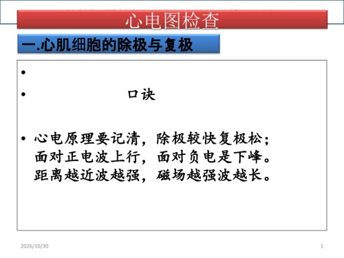 心电图教学医学知识讲座.ppt
