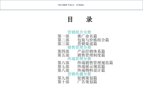 保健品销售管理手册.ppt