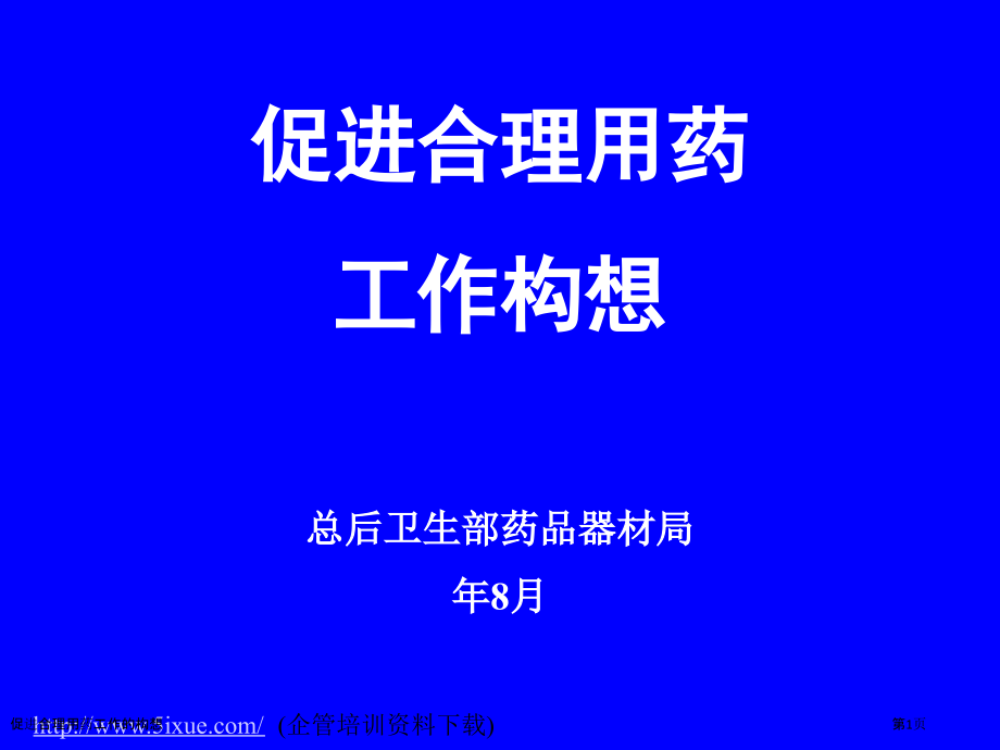 促进合理用药工作的构想.pptx_第1页