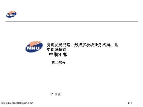 新和成系统诊断战略建议与行业分析.pptx