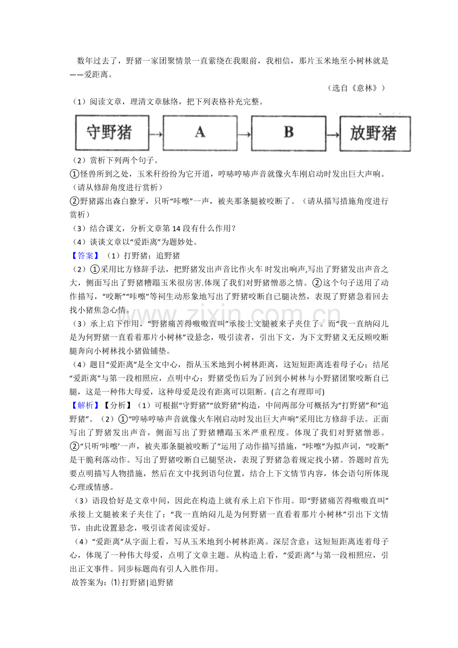 2025年初中七年级下册语文课外阅读理解训练试题2.doc_第2页