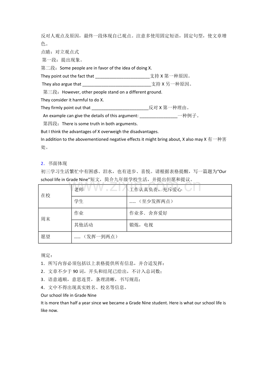 2025年英语中考英语书面表达题集锦1.doc_第2页