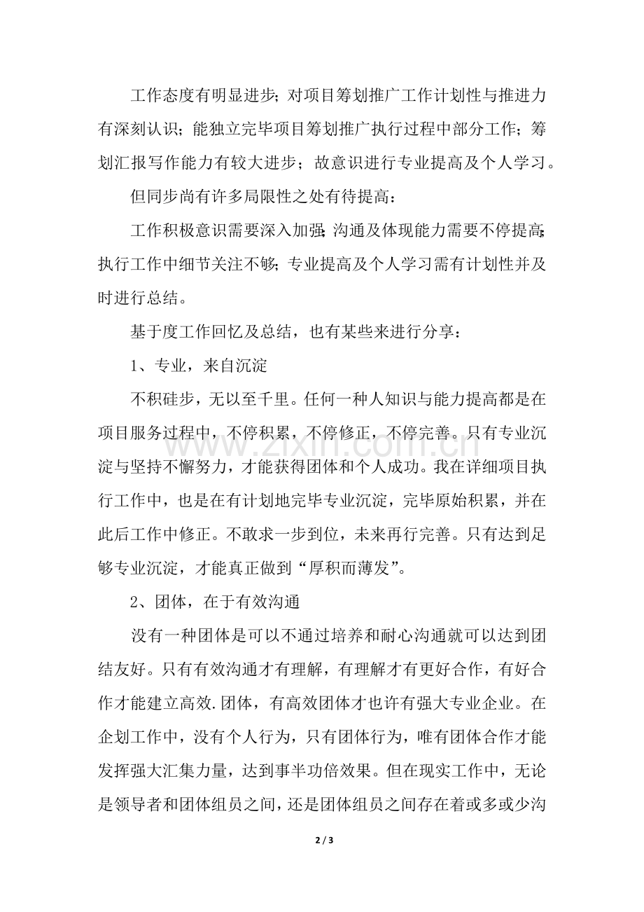2025年项目策划人员工作总结.docx_第2页
