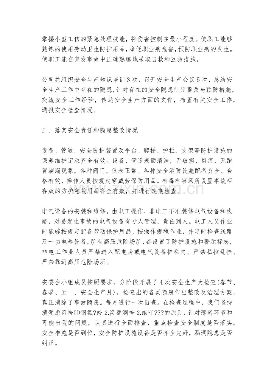 安全生产报告怎样写.docx_第2页