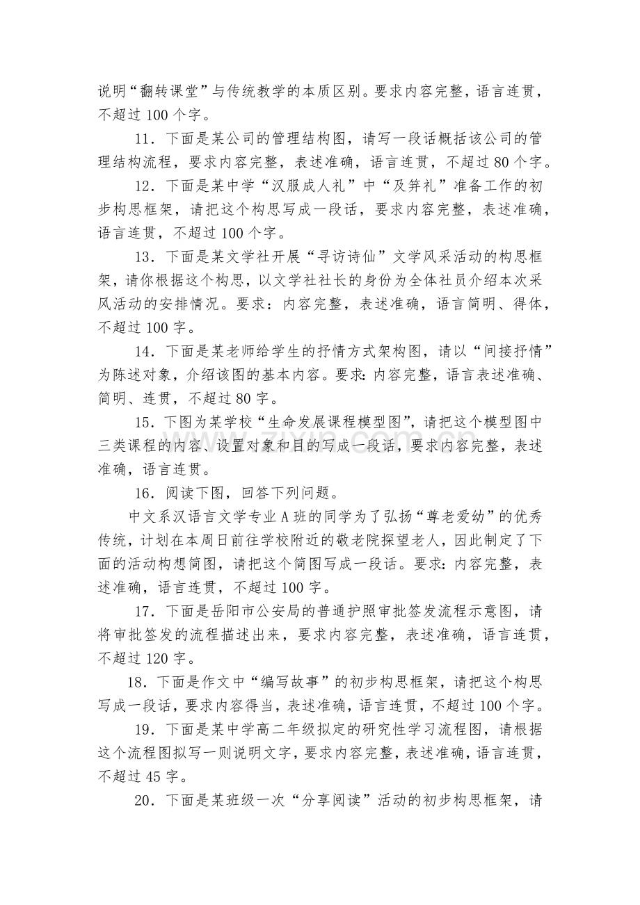 高考语文一轮复习：语言表达之图文转换-练习(2)--人教版高三总复习.docx_第2页