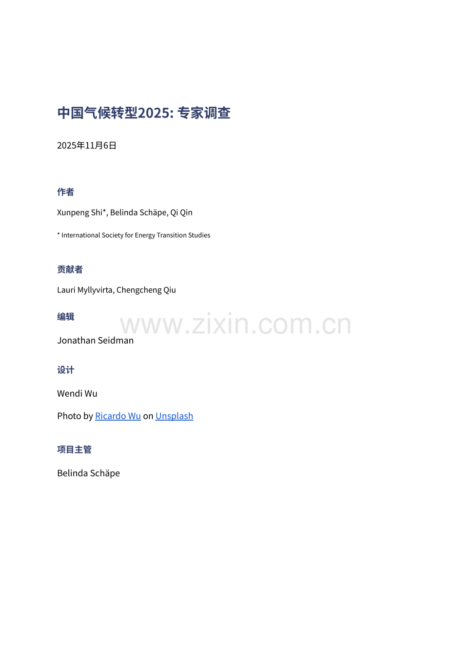 2025年中国气候转型展望—专家调查.pdf_第2页