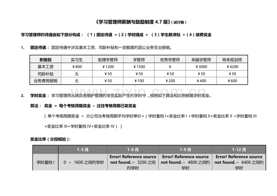 学大教育学管师薪资和激励制度.docx_第1页