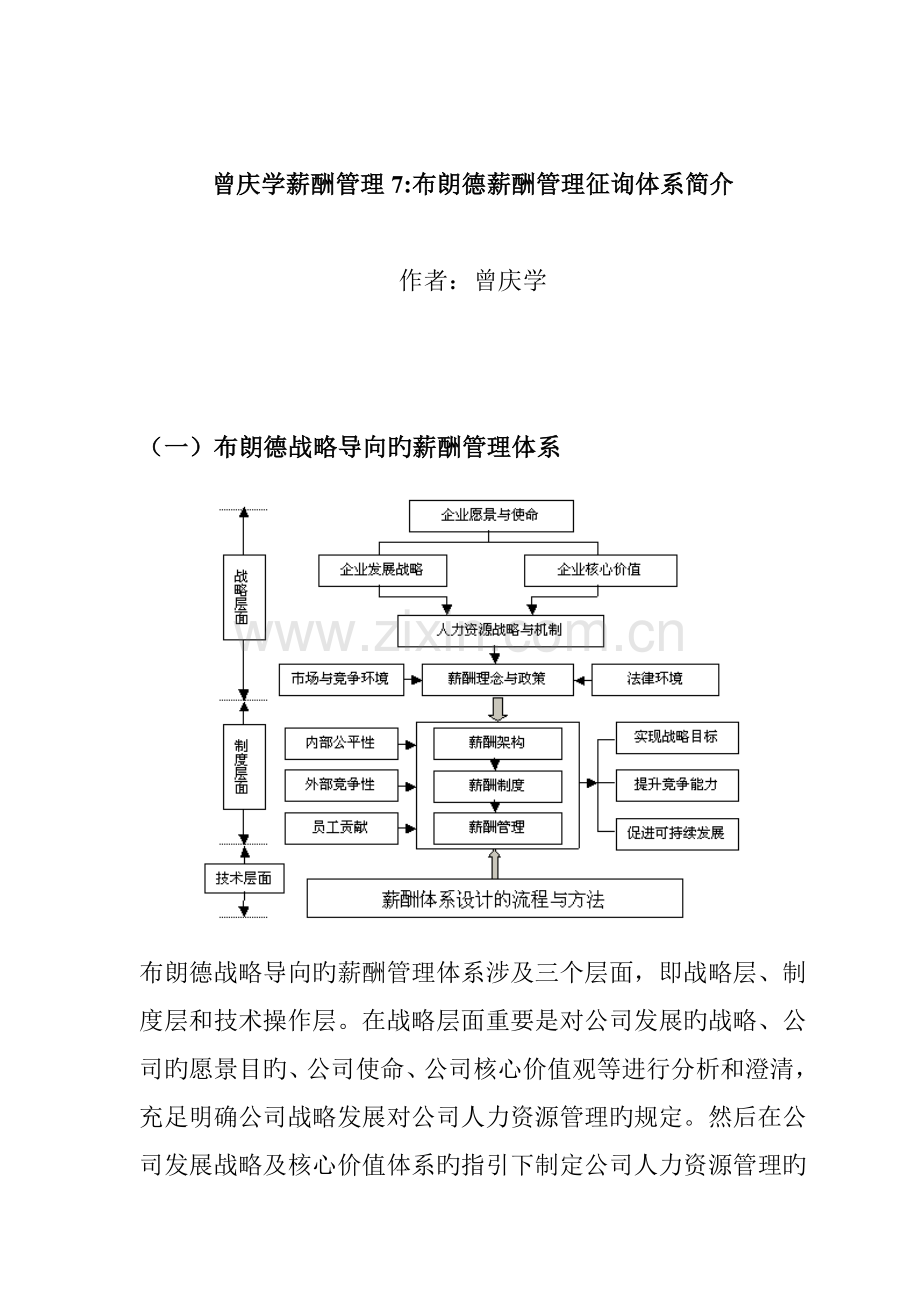 布朗德薪酬管理咨询体系概述.docx_第1页