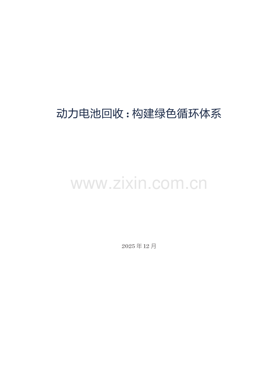 2025年动力电池回收-构建绿色循环体系.pdf_第2页