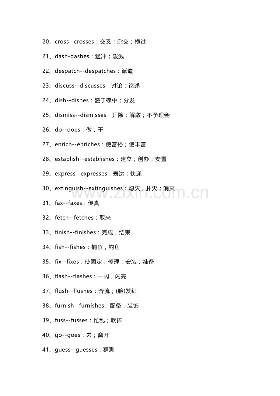 初中英语第三人称单数变形规则.docx_第2页